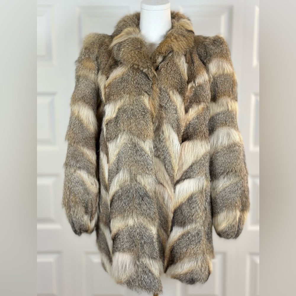 Vintage Deer Pelage Fur Coat | Genuine Hair-On Deerskin | Rare Statement Piece